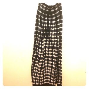 Multicolored tie-dyed rube top style dress